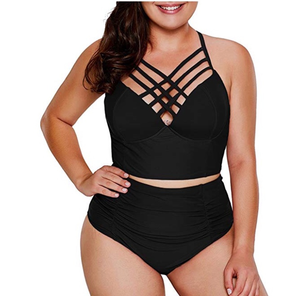 Sexy Black High Waist Bikini